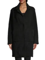 CozyChic Button-Front Coat