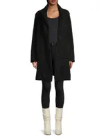 CozyChic Button-Front Coat