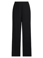 Malibu Ribbed Straight-Leg Pants