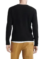 Martin Crewneck Merino Wool-Blend Sweater