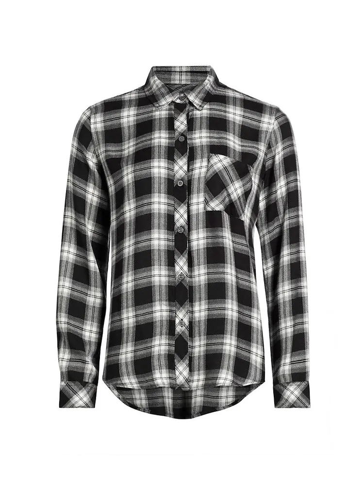 Hunter Plaid Button-Front Shirt