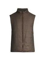 Hooded Wool-Blend Vest