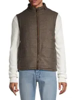 Hooded Wool-Blend Vest