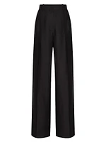 Crepe Couture Pleated Trousers