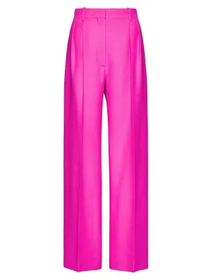 Crepe Couture Pleated Trousers