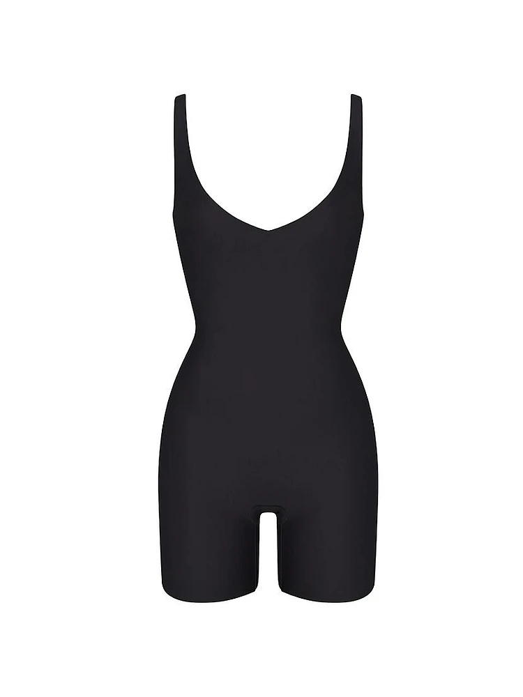 Body Plunge Mid-Thigh Bodysuit