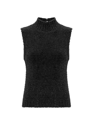 Georgia Shimmer Sleeveless Sweater