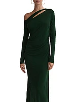 Delphine One-Shoulder Maxi Dress