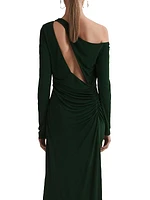 Delphine One-Shoulder Maxi Dress