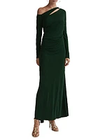 Delphine One-Shoulder Maxi Dress