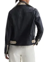 Inka Leather Biker Jacket