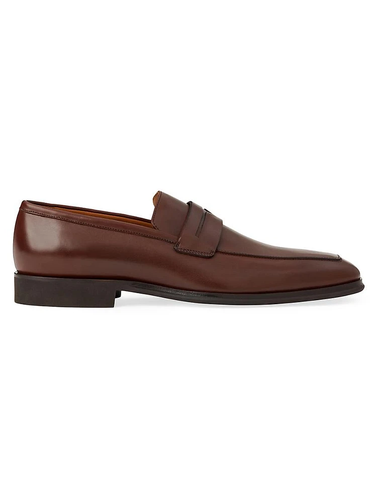 Raging Leather Penny Loafers