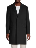 Sutton Wool Single-Breasted Coat