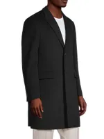 Sutton Wool Single-Breasted Coat