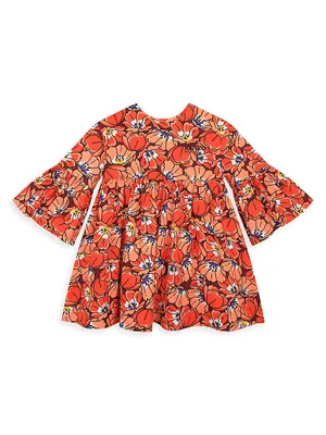 Little Girl's & Floral Print Dress