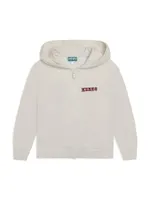 Little Girl's & Logo Zip-Up Hoodie