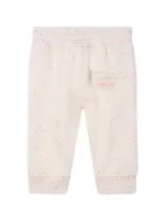 Baby Girl's & Little Speckled Joggers