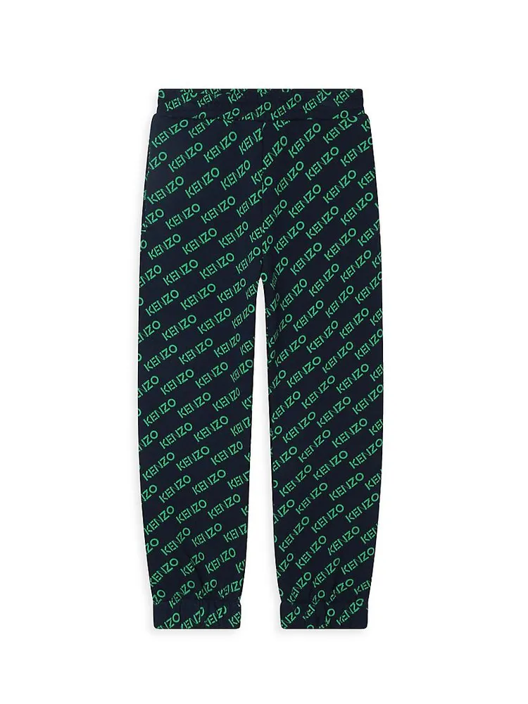 Little Boy's & Logo Print Joggers