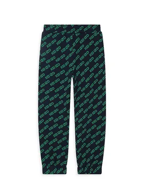 Little Boy's & Logo Print Joggers