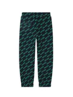 Little Boy's & Logo Print Joggers