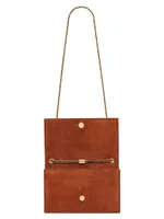 Kate Medium Crossbody Bag In Suede