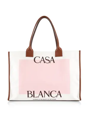 Large Casa Leather Tote Bag