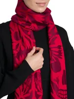 Spinal Comfry Wool Jacquard Scarf