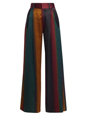 Hayes Silk Ombré Pants