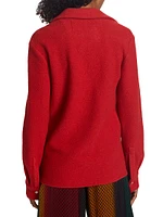 St. Elizabeth Wool-Blend Cardigan