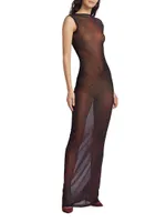 Prelude: Aama Tales Mesh Maxi Dress