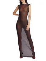 Prelude: Aama Tales Mesh Maxi Dress