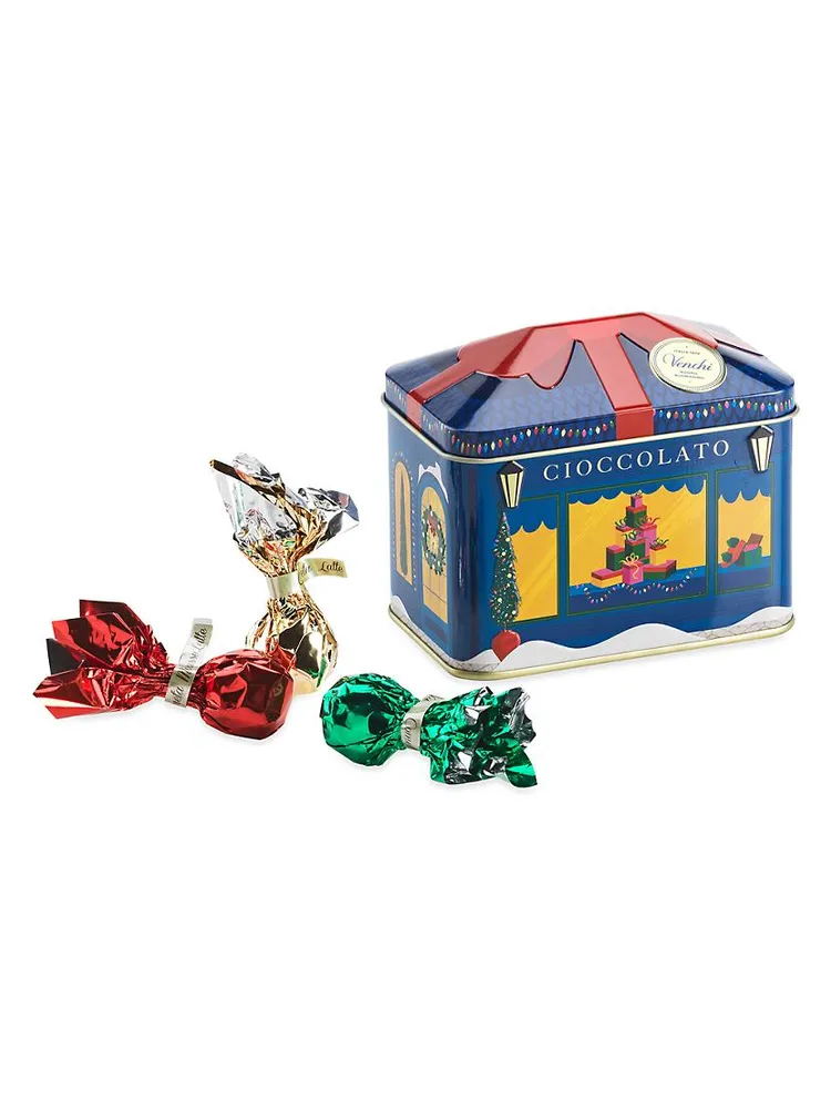 Christmas Bannecker Assorted Comet Chocolate Tin Festive Shop