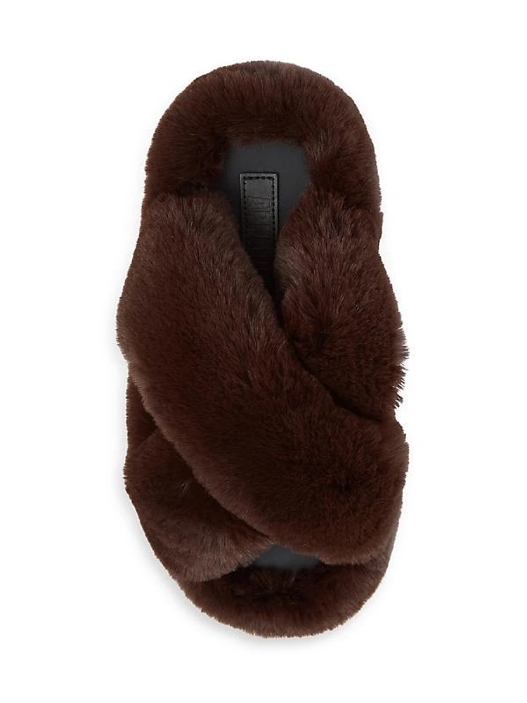 Biba Faux Fur Slippers