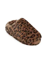 Misha Faux Fur Clogs