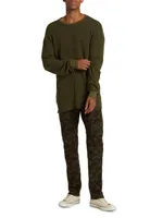 Reinforced-Knee Camouflage Work Pants