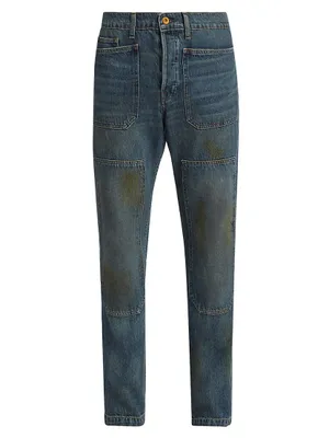 Utility Cotton Jeans