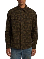 Camouflage Cotton Work Shirt