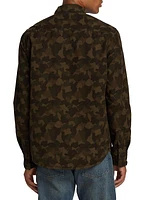 Camouflage Cotton Work Shirt