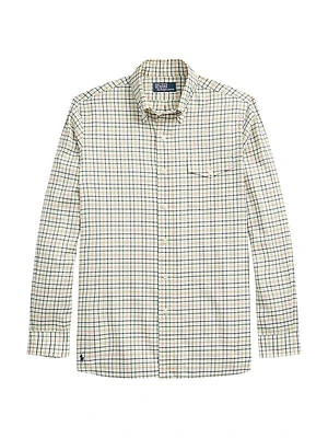 Twill Long-Sleeve Sport Shirt