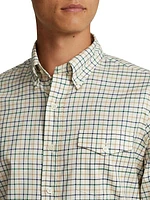 Twill Long-Sleeve Sport Shirt