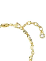 Dextera Goldtone & Crystal Mixed Cuts Bracelet