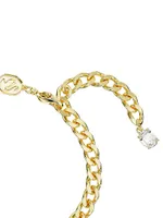 Dextera Goldtone & Swarovski Crystal Bracelet
