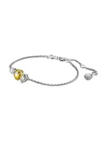 Mesmera Goldtone, Rhodium-Plated & Crystal Mixed Cuts Bracelet