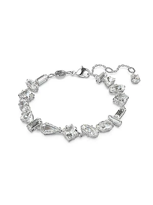 Mesmera Rhodium-Plated & Swarovski Crystal Bracelet