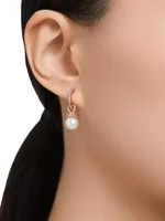 Originally Rose Goldtone & Crystal Drop Earrings