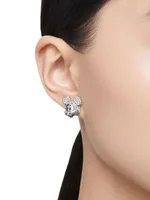 Disney100 Rhodium-Plated & Swarovski Crystal Mickey Mouse Stud Earrings