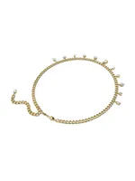 Dextera Goldtone & Swarovski Crystal Necklace
