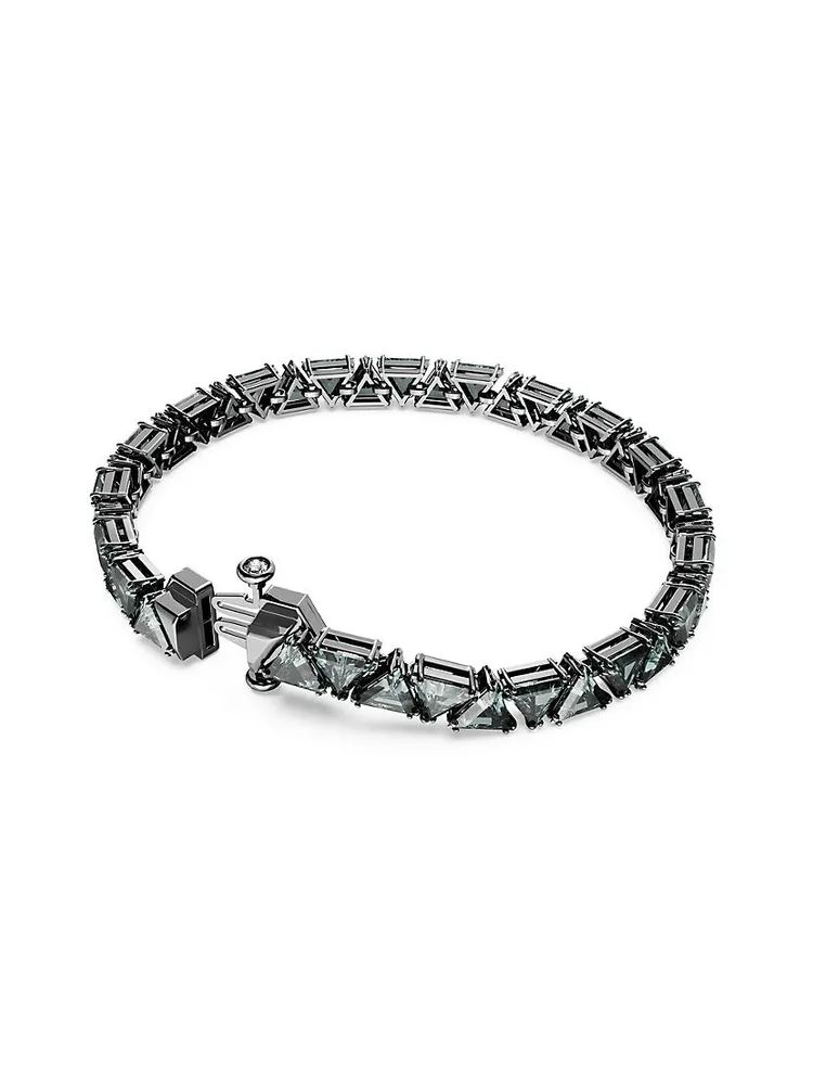 Matrix Ruthenium-Plated & Swarovski Crystal Bracelet