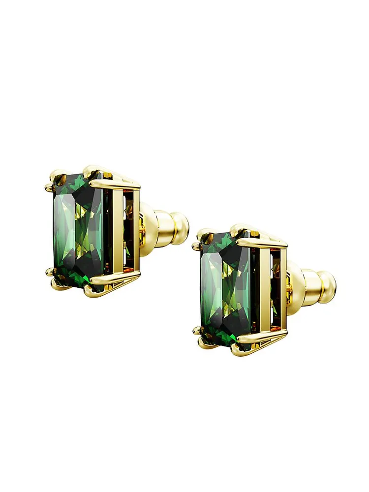 Matrix Goldtone & Crystal Stud Earrings