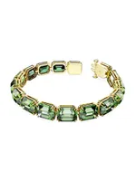 Millenia Goldtone & Swarovski Crystal Bracelet